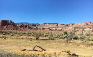 View from hotel room porch