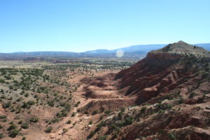 Looking down on Torrey, Utah 